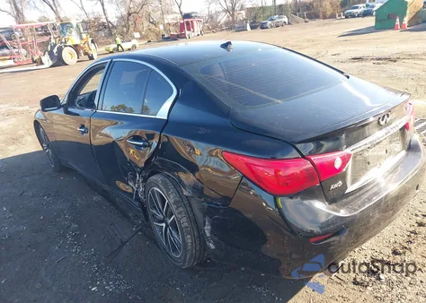 2014 Infiniti Q50 Premium z USA, uszkodzony, nr VIN JN1BV7AR1EM682616